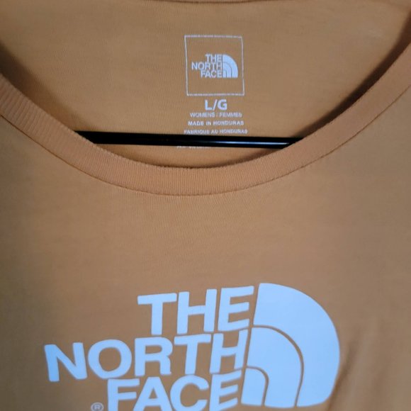 The North Face Women's Mustard Yellow Half Dome Graphic Tee Size Large - Picture 3 of 6